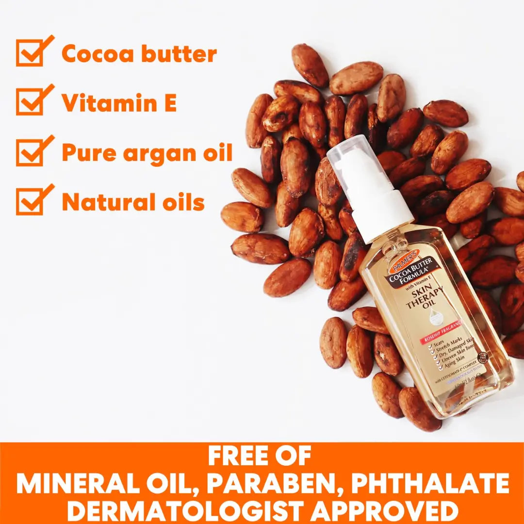 Palmer's Cocoa Butter Face Therapy Oil for Dark Spots & Ageing Skin, Rosehip Fragrance  (60ml)