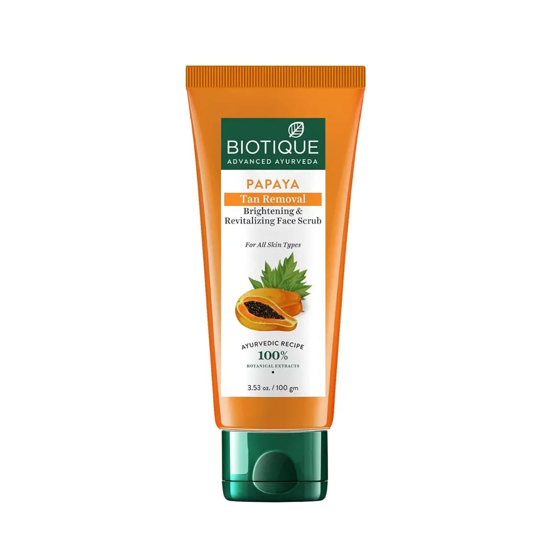 Biotique Papaya Tan Removal Brightening & Revitalizing Face Scrub