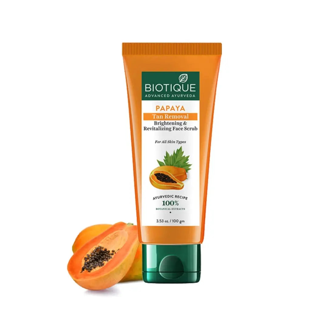 Biotique Papaya Tan Removal Brightening & Revitalizing Face Scrub