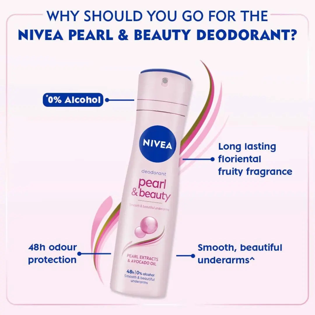 Nivea Pearl & Beauty Deodorant for Women - 150ml