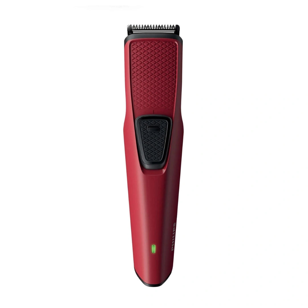 Philips Battery Powered BT1235/18 Skin-friendly Beard trimmer for Men Dura Power Technology, Cordless Rechargeable with USB Charging, Charging indicator, Travel lock