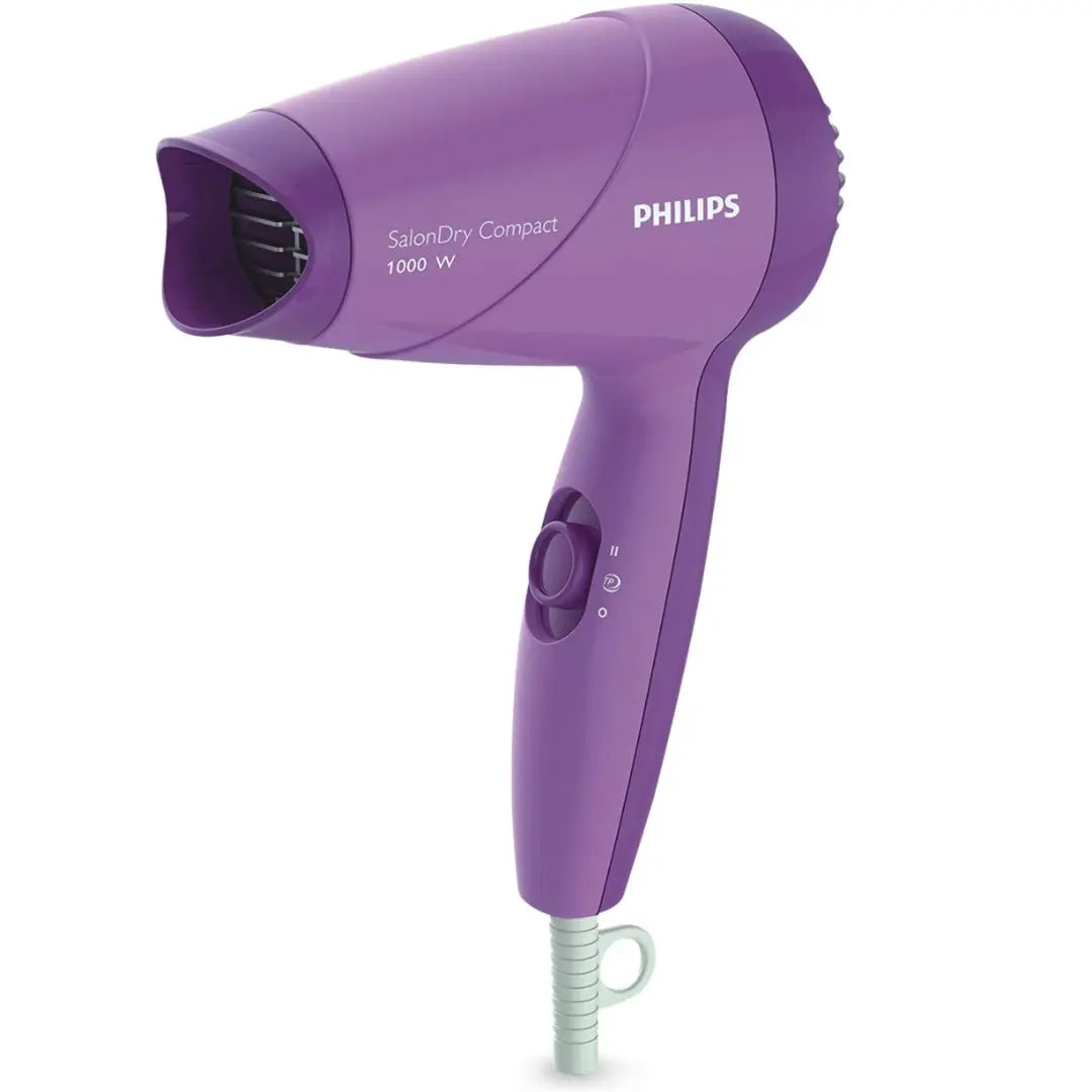 Philips HP8100/46 SalonDry ThermoProtect 1000W Compact Hair Dryer - Purple