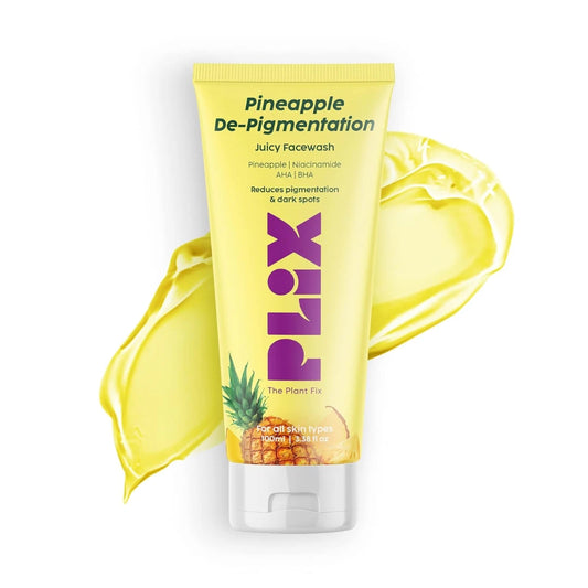 PLIX - THE PLANT FIX 5% Pineapple Foaming Facewash For Depigmentation Cleanser (100ml)