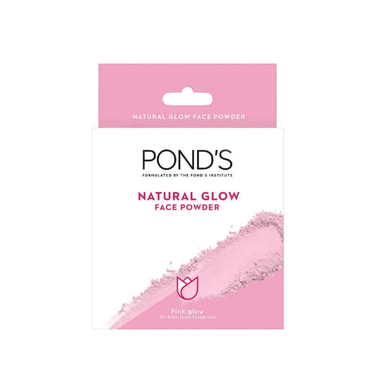 POND's Natural Glow Face Matte Powder For Normal Skin, Pink Glow - 30g