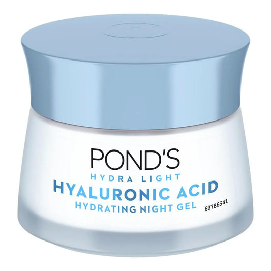 Pond's Hydra Light Hyaluronic Acid Hydrating Night Gel - Plumps Skin for 72 Hours (50gm)