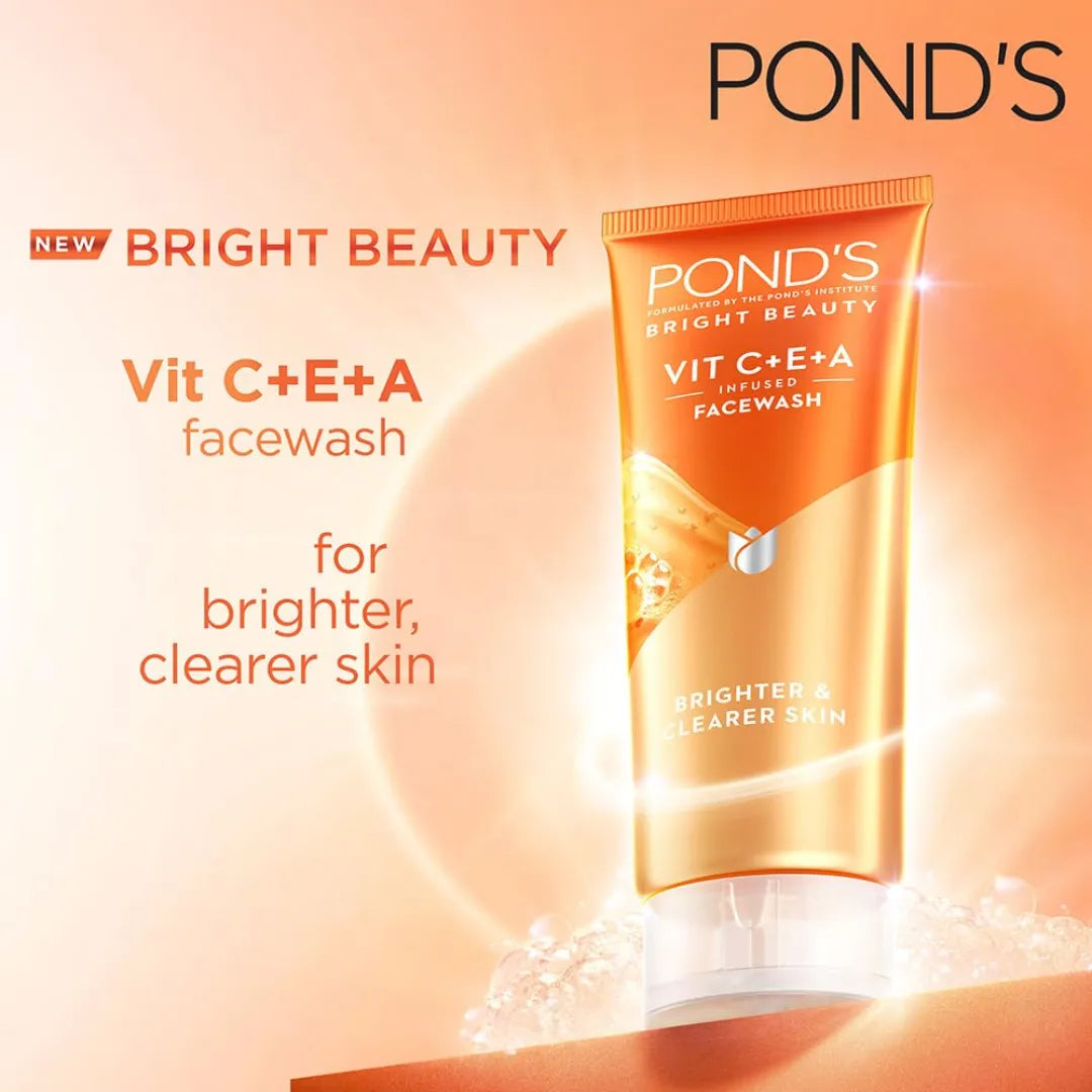 POND'S Bright Beauty Vit C+E+A Gel Face Wash (100ml)