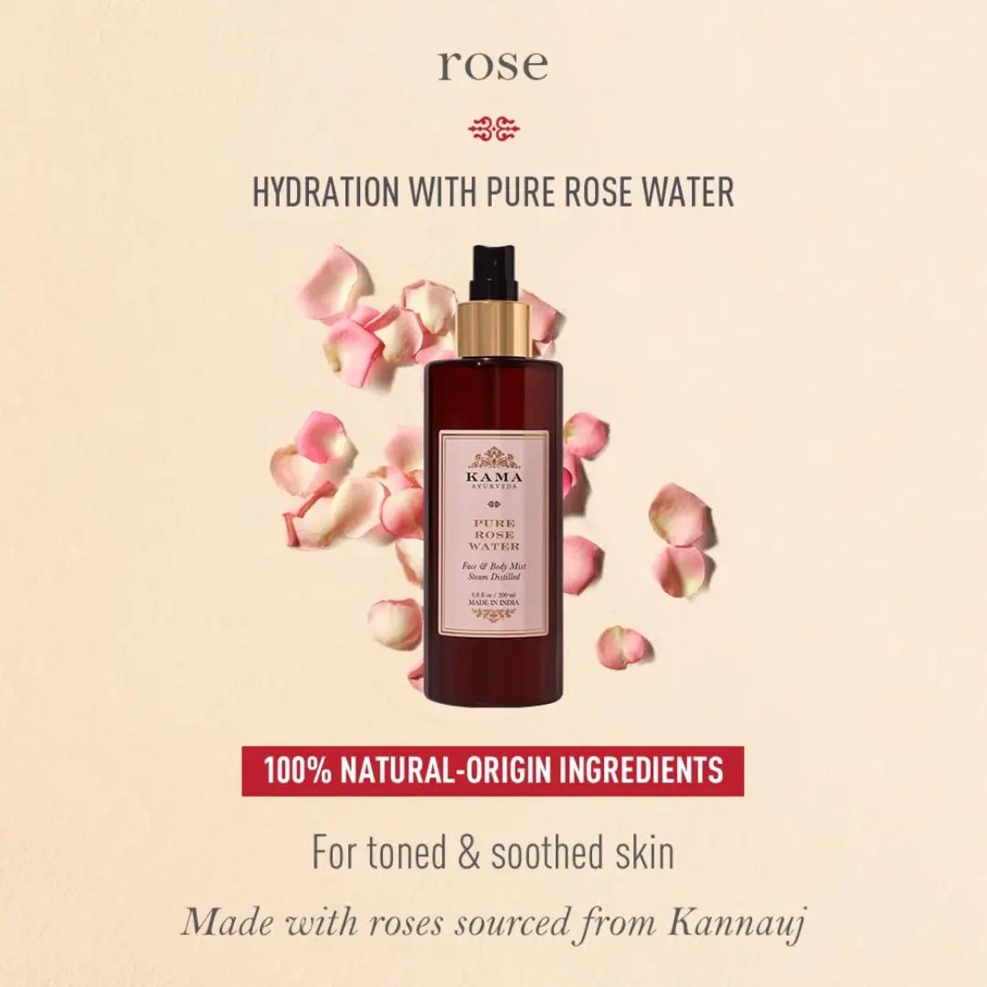 Kama Ayurveda Pure Rose Water Face & Body Mist (50ml)