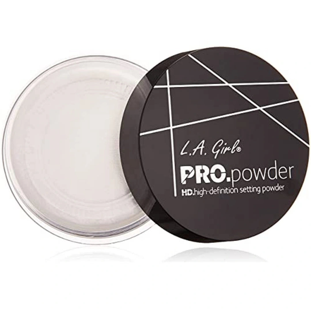 L.A.GIRL Pro Setting HD Face Powder, Translucent Loose Powder, Fine Lines Treatment, Wrinkle Free & Glowing Look, 5 gm