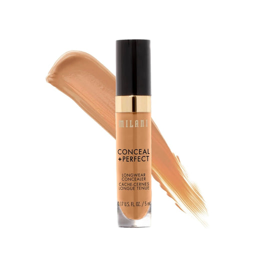 Milani Conceal + Perfect Long Wear Liquid Concealer, Warm Beige, 5ml