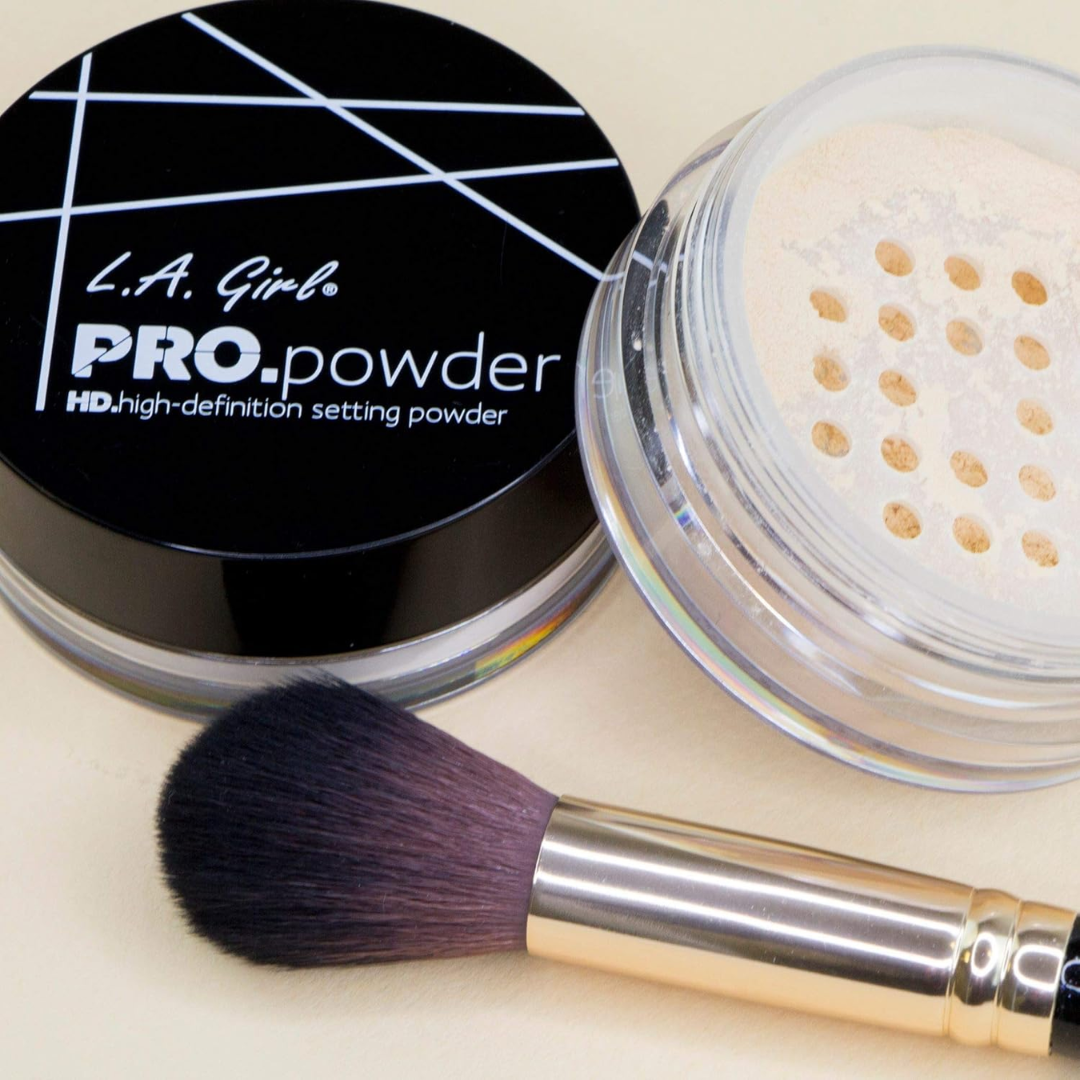 L.A.GIRL Pro Setting HD Face Powder, Translucent Loose Powder, Fine Lines Treatment, Wrinkle Free & Glowing Look, 5 gm