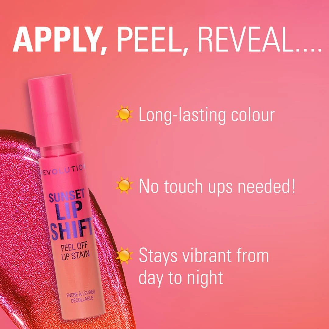 Revolution Beauty London Lip Stain Flushed Pink (Natural) Liquid