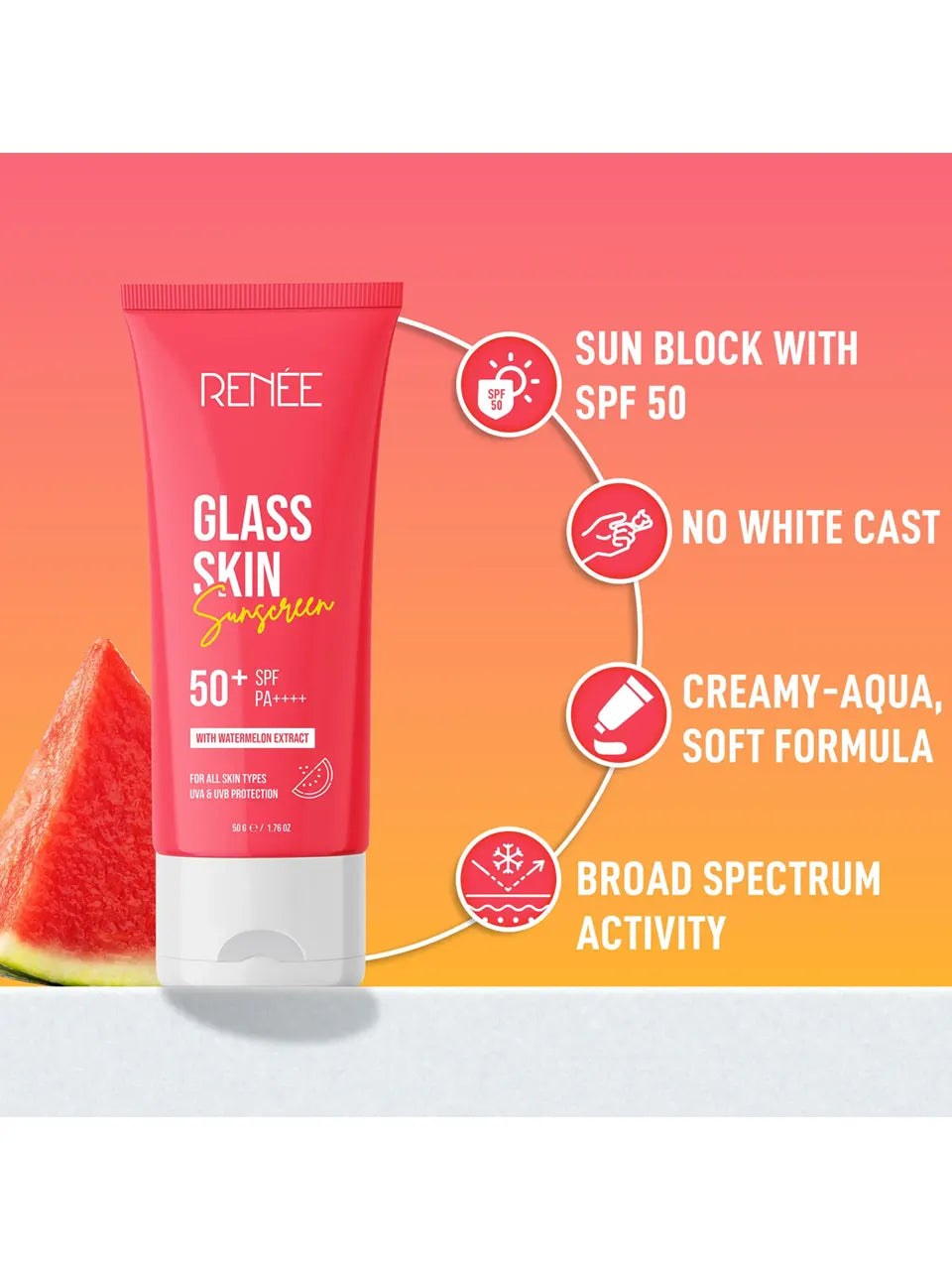 Renee Glass Skin Sunscreen (50ml)