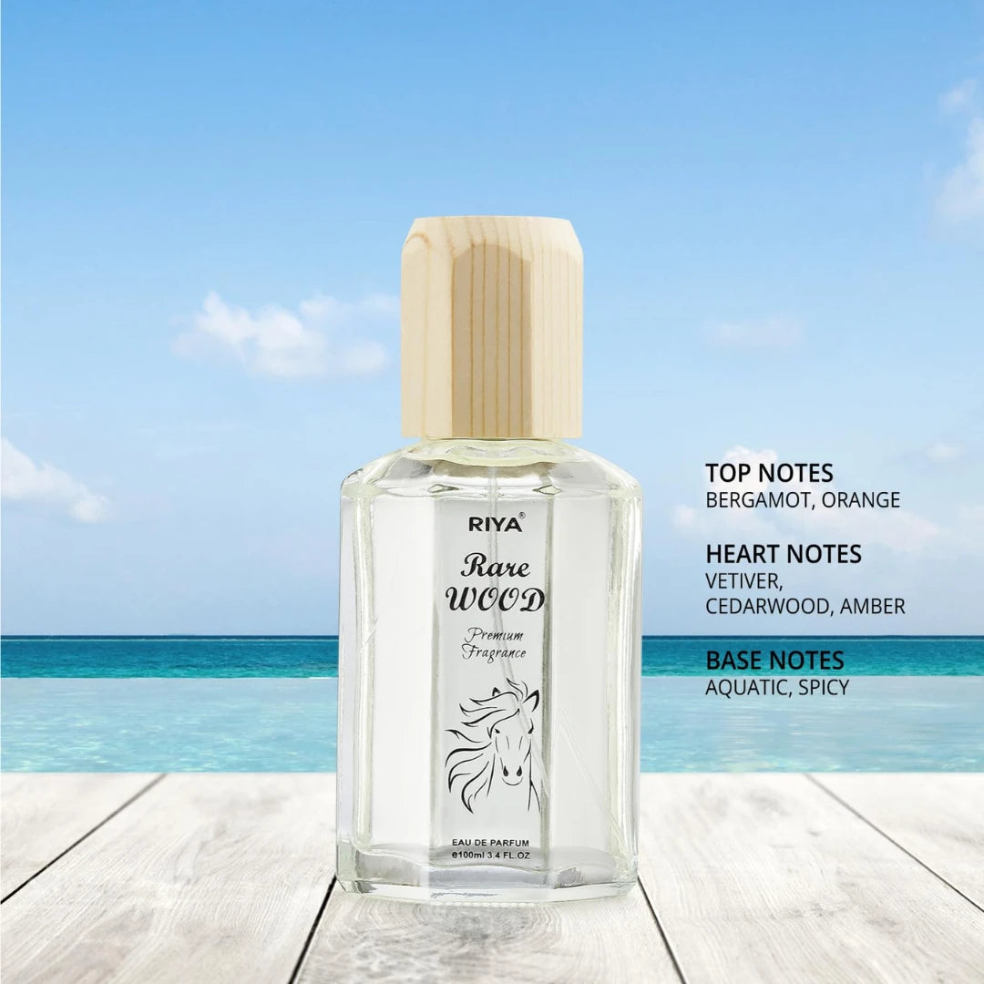 Riya Rare Wood Premium Fragrance Liquid Eau De Perfume For Men (100ml)