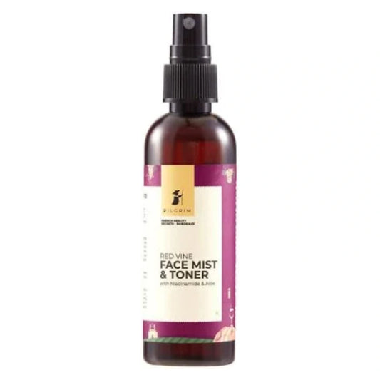 pilgrim Free Red Vine Face Mist & Toner Spray For Anti Aging, Glowing Skin (100ml)