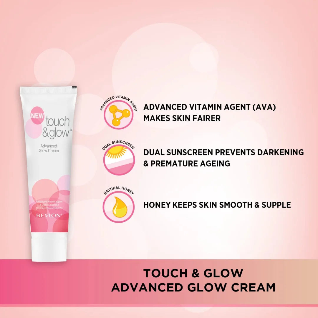 Revlon Touch and Glow Advanced Fairness Cream (75g)