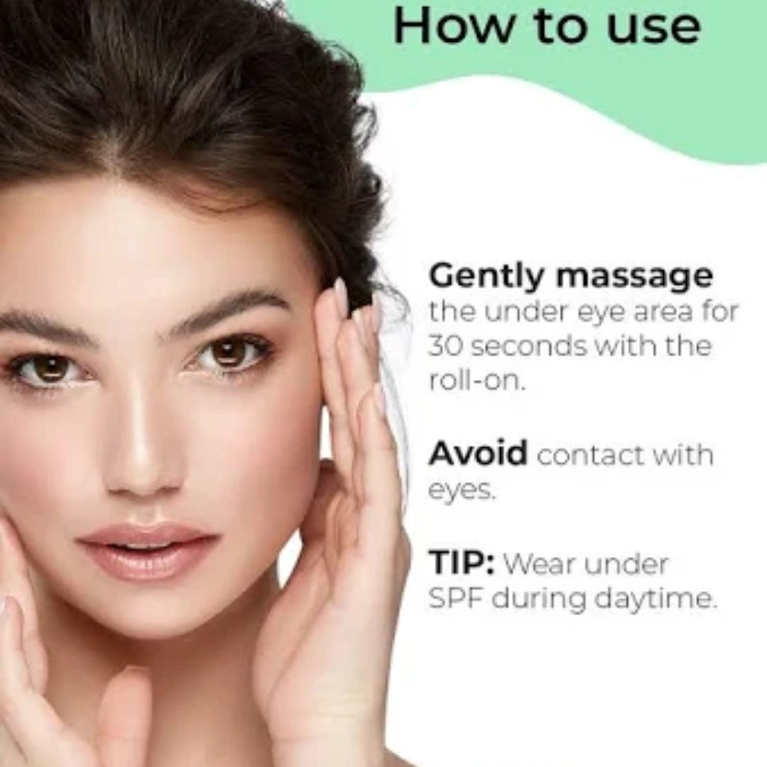 Pilgrim Squalane Roll-On Under Eye Serum (15ml)