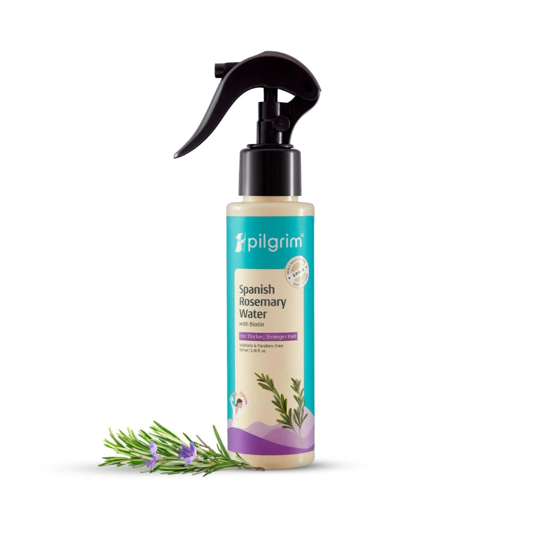 Pilgrim Spanish Rosemary Water Spray With Biotin for Hair Growth (100ml)