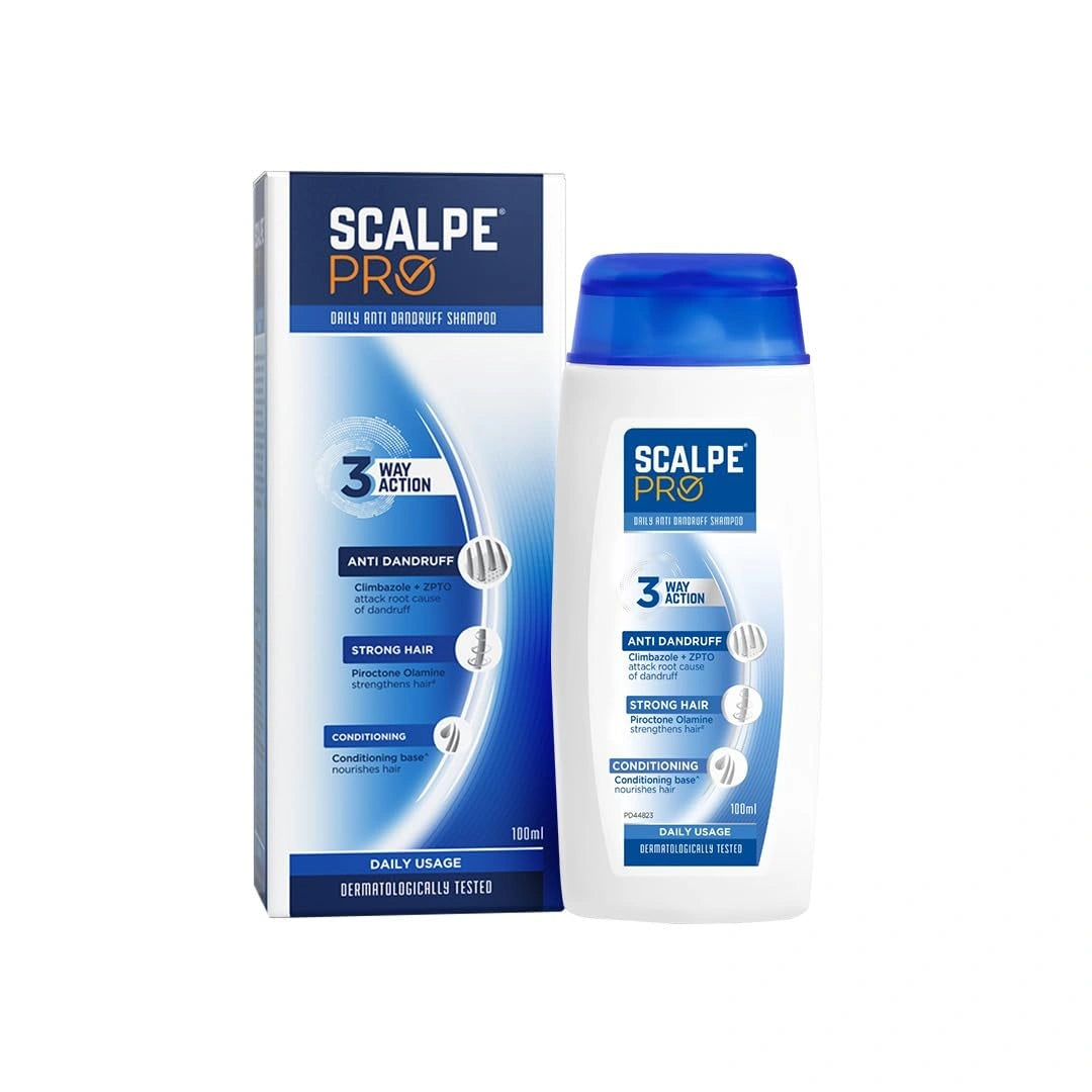 Scalpe Pro Daily Anti Dandruff Shampoo 3 Way Action (100ml)
