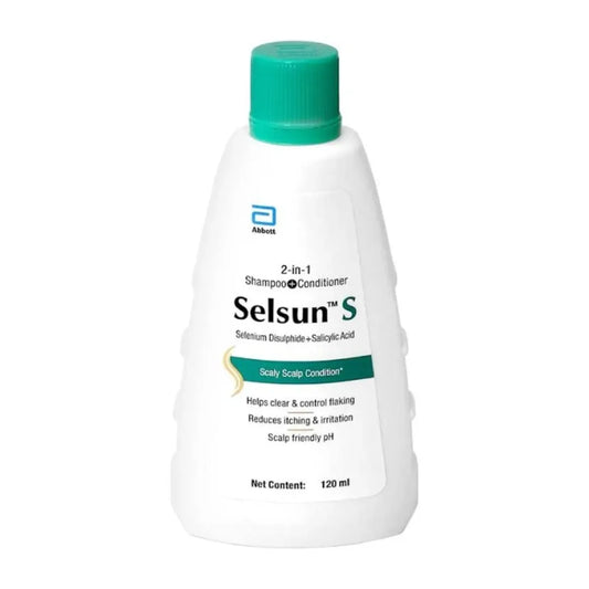 Selsun-S 2-in-1 Anti-Dandruff Shampoo + Conditioner (120ml)