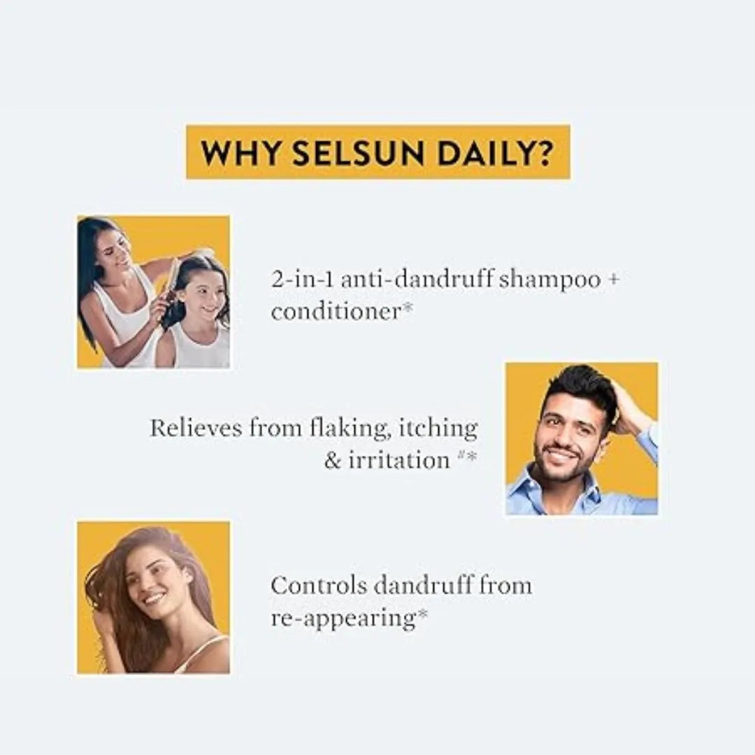 Selsun Daily Anti-Dandruff Shampoo for Dry Scalp
