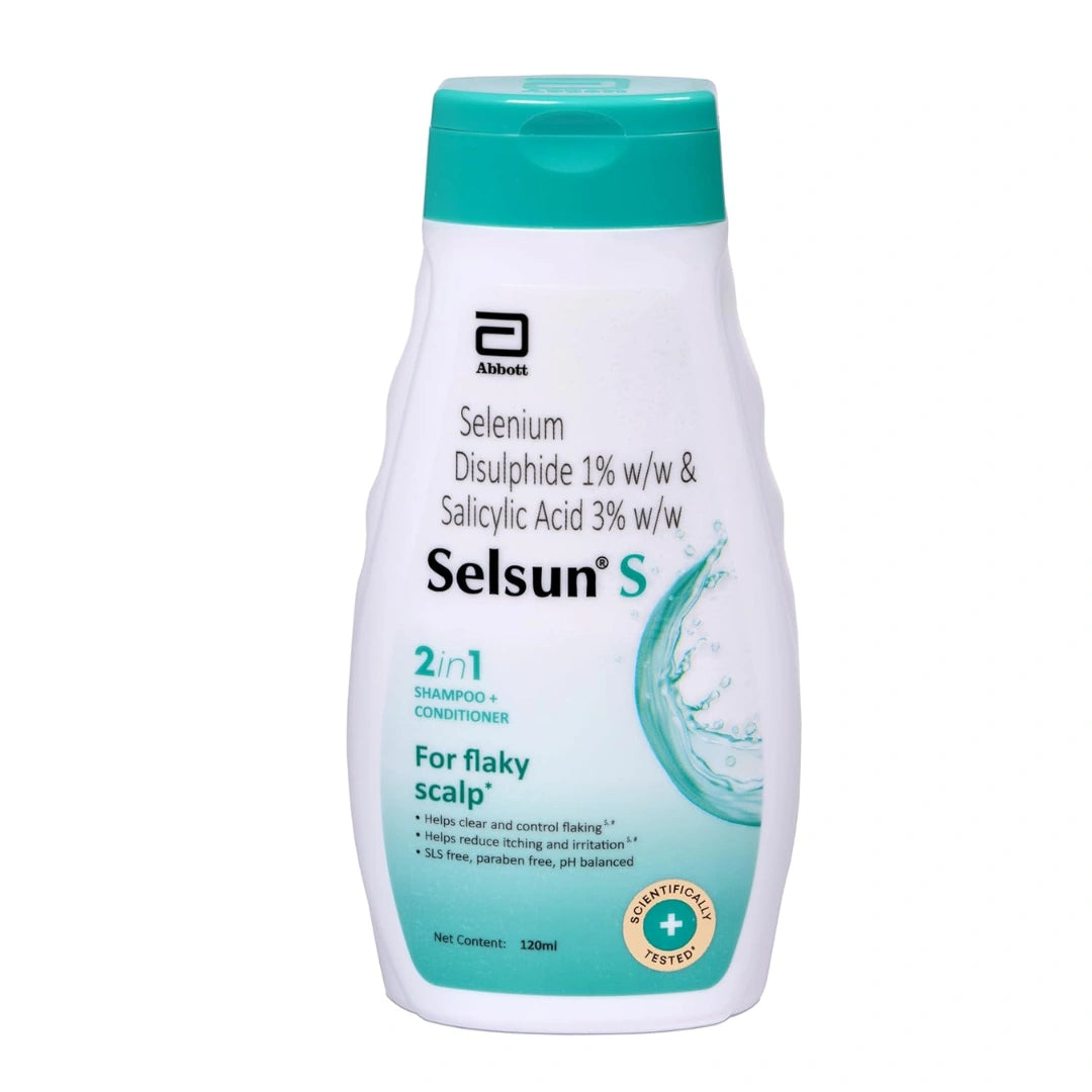Selsun-S 2-in-1 Anti-Dandruff Shampoo + Conditioner (120ml)