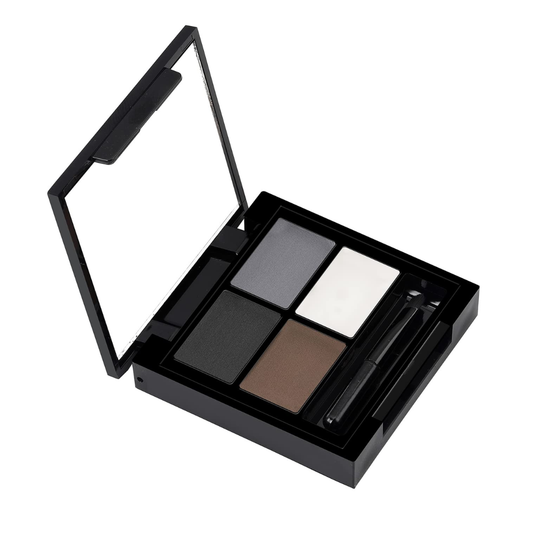 Swiss Beauty Eyebrow Palette with Wax Cream |Travel-friendly Eyebrow Palette with Blendable colors for Face makeup | Shade-01, 5gm