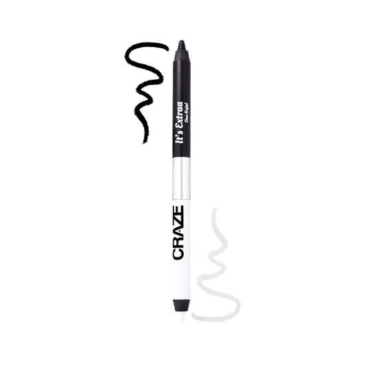SWISS BEAUTY CRAZE It's Extraa Duo Matte Pencil Kajal with Vitamin E | 2-in-1 Shades | Highly Pigmented | Smudge-Proof | With Precise Tip | Shade-