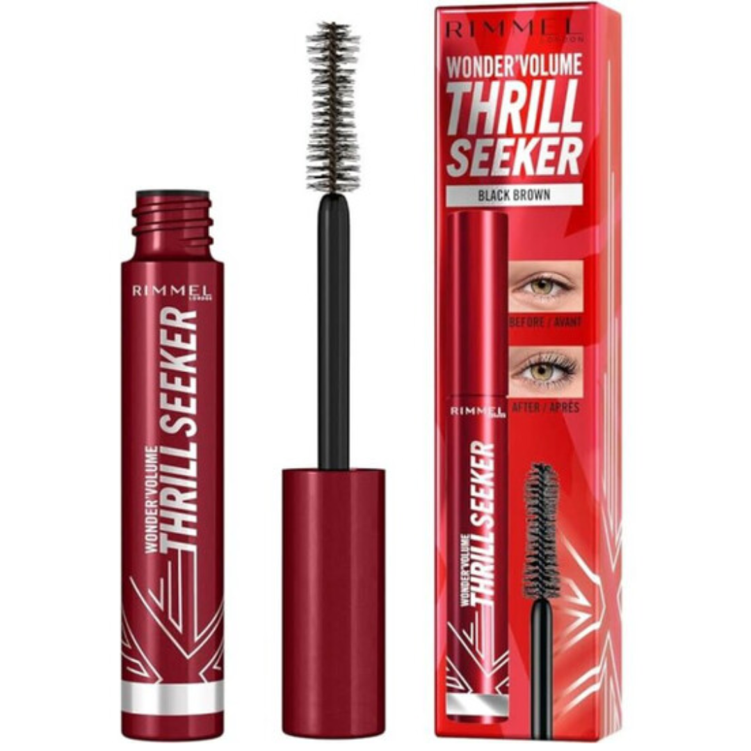 Rimmel London Ladies Wonder Volume Thrill Seeker Mascara 0.27 oz Extreme Black Makeup