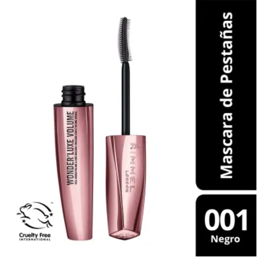 Mascara De Pestañas Rimmel London Wonderluxe Black x11ml