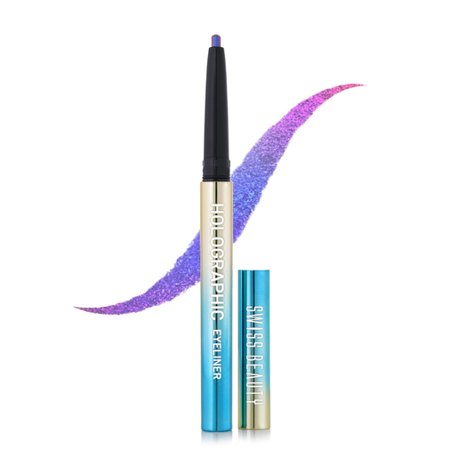 SWISS BEAUTY Holographic Shimmery Pencil Eyeliner | Waterproof, Smudge Proof, Long Lasting Eyeliner With Easy Application |