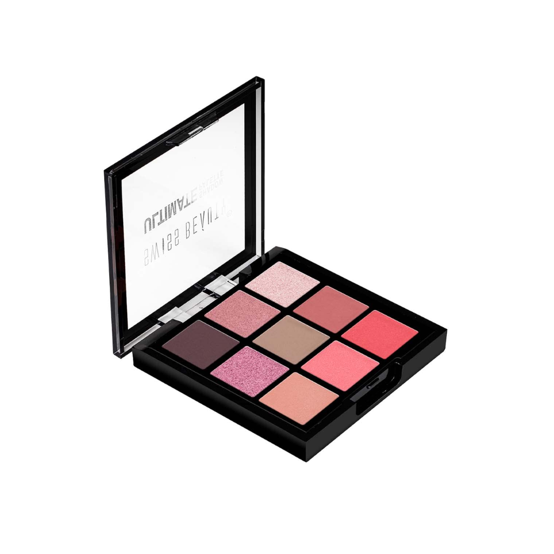 Swiss Beauty Ultimate 9 Color Eyeshadow Palette, Eye MakeUp,, 6g