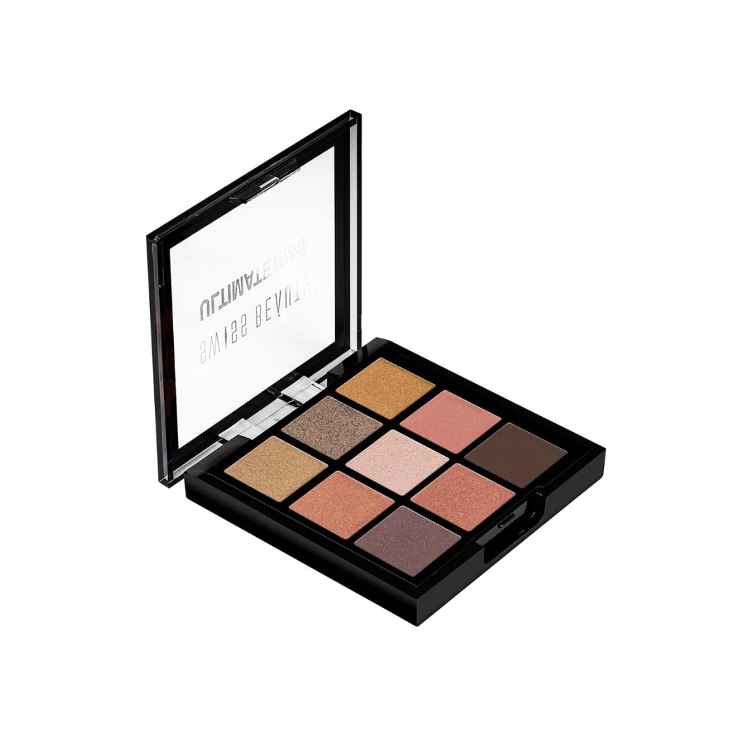 Swiss Beauty Ultimate 9 Color Eyeshadow Palette, Eye MakeUp,, 6g