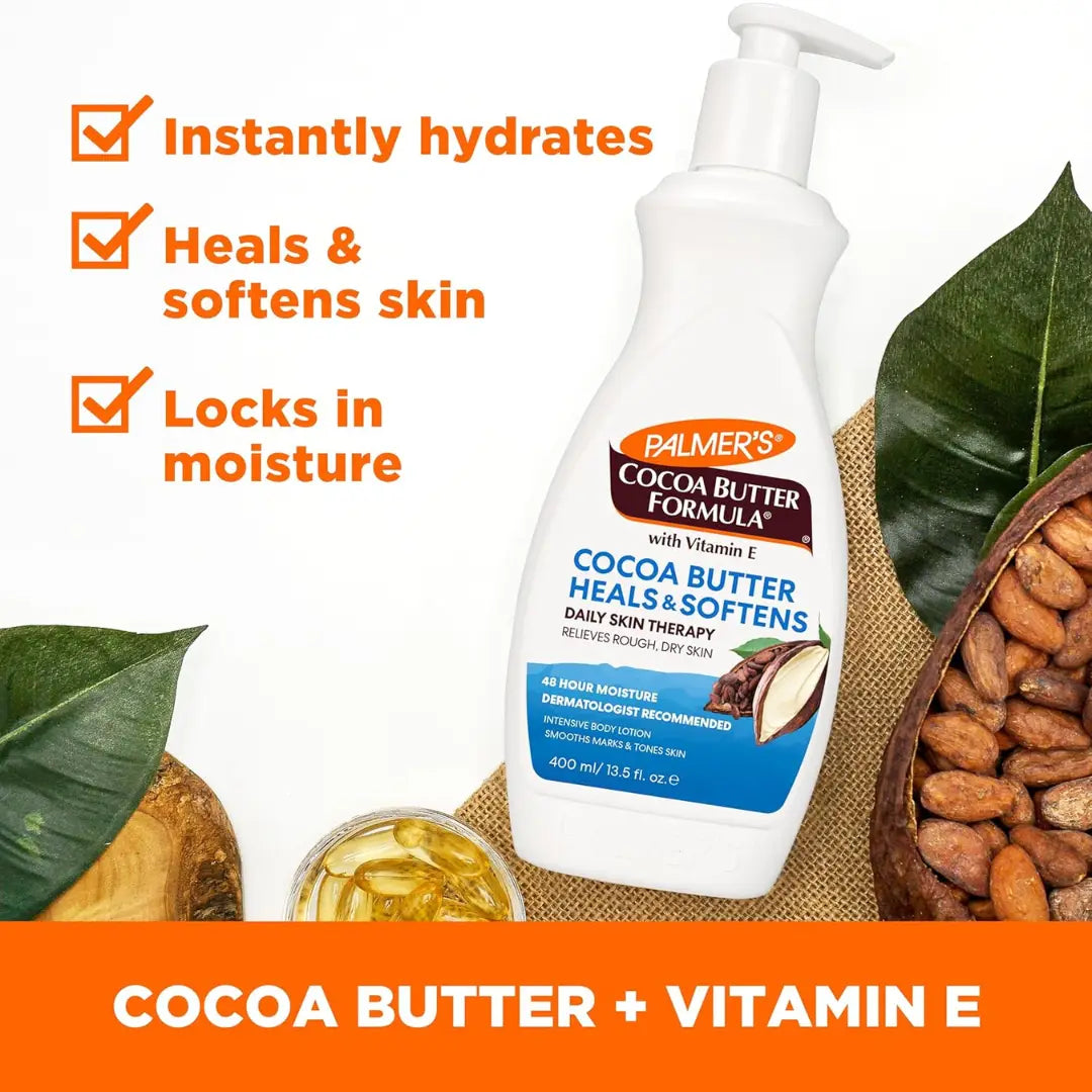 Palmer's Cocoa Butter Body Lotion for Moisturizing Rough & Dry Skin (400ml)