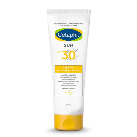 Cetaphil Sun SPF 30 Light Gel Mineral base for Normal, Dry & Oily Skin (100ml)