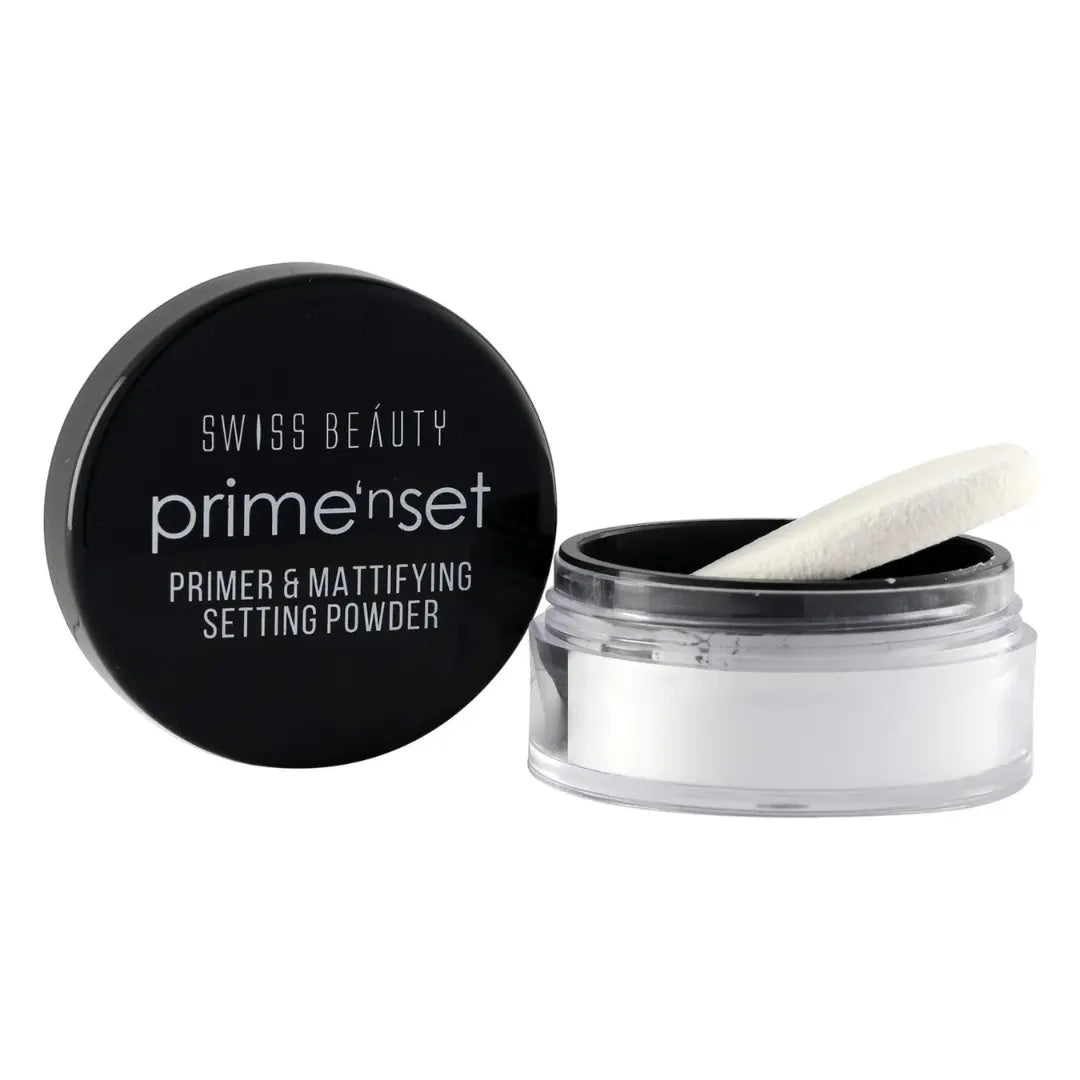 Swiss Beauty Primer & Mattifying Setting Powder (10gm)