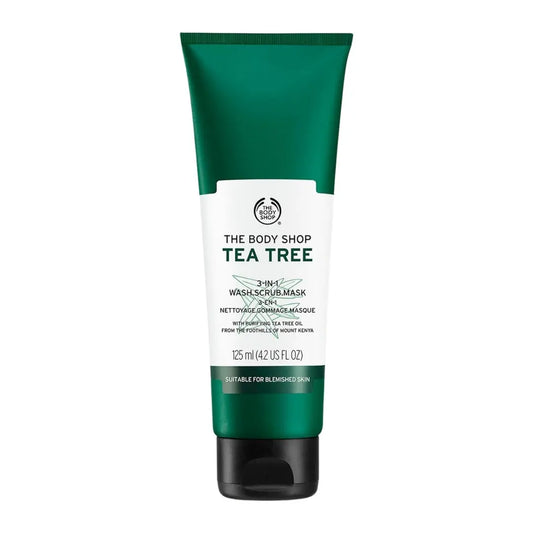 The Body Shop Tea Tree 3 in 1 Wash Scrub Mask (125ml)