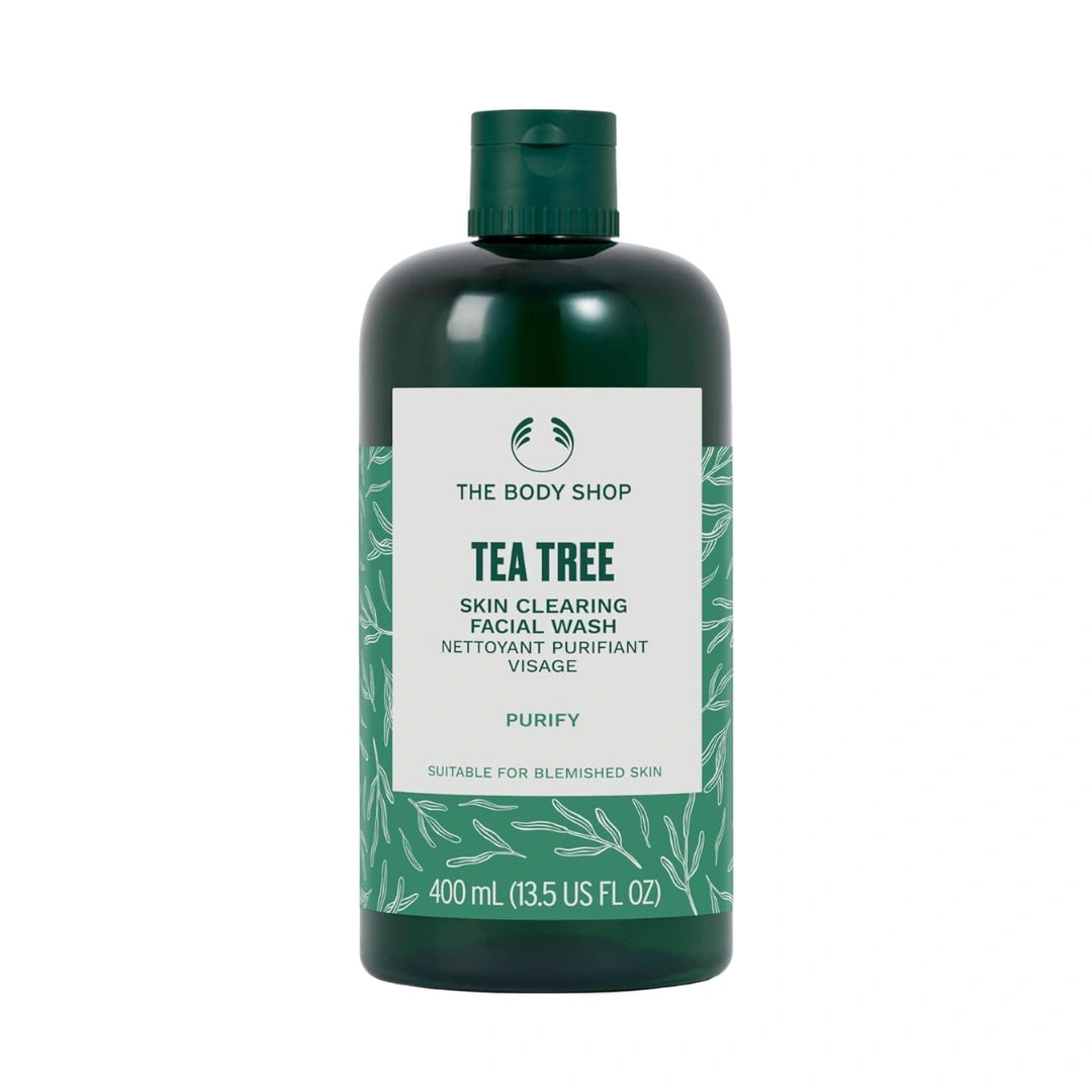The Body Shop Tea Tree Skin Clearing Facial Wash | Deep Cleanse For Oily Skin (400ml)