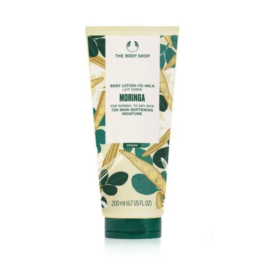 THE BODY SHOP Moringa Body Lotion-To-Milk for Normal to Dry Skin 72H Moisture Vegan 200 ml