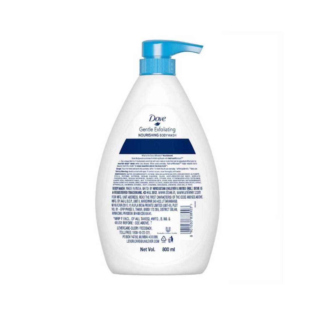 Dove Gentle Exfoliating Beads Body Wash (800ml)