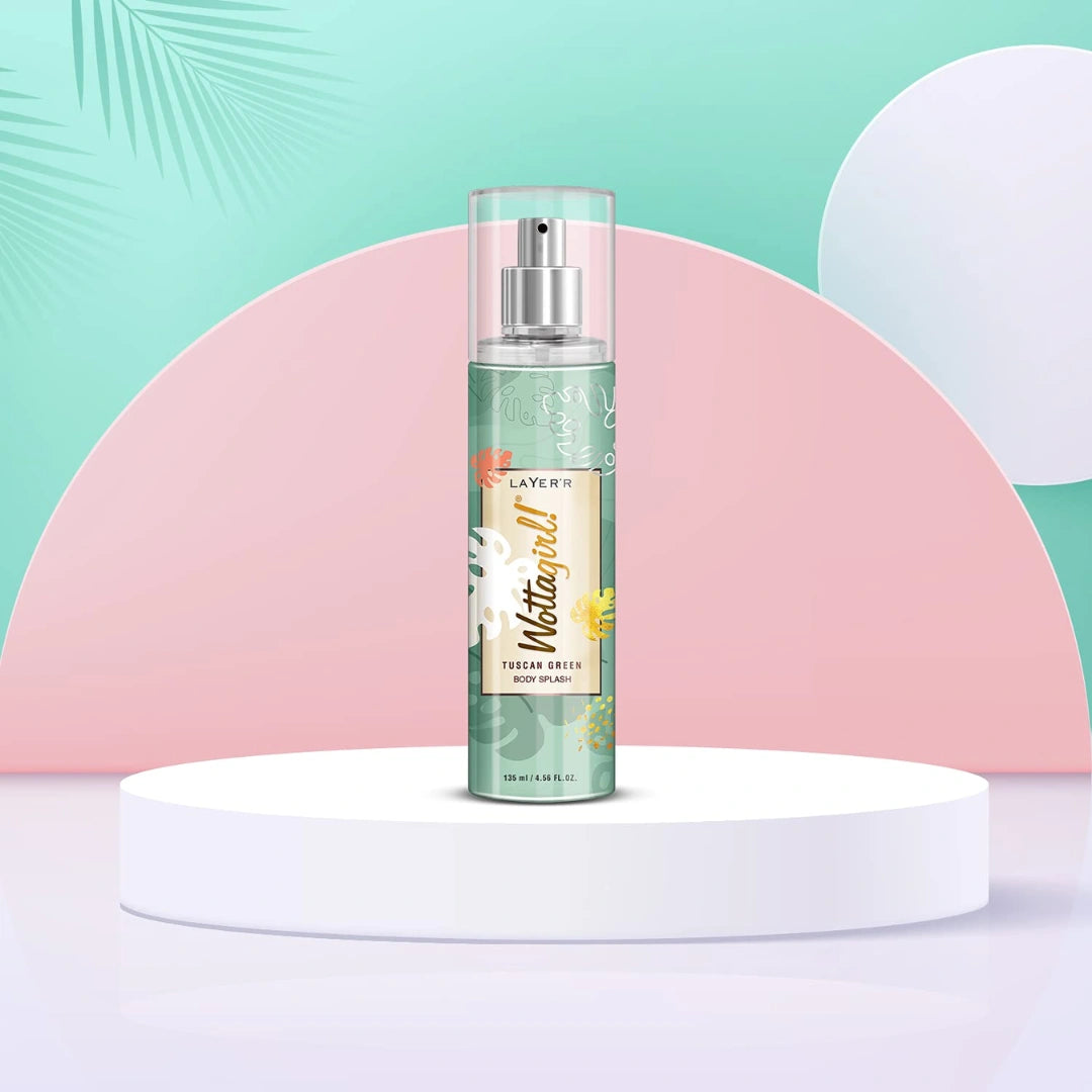 Layer'r Wottagirl Tuscan Green Body Splash for Women (135ml)