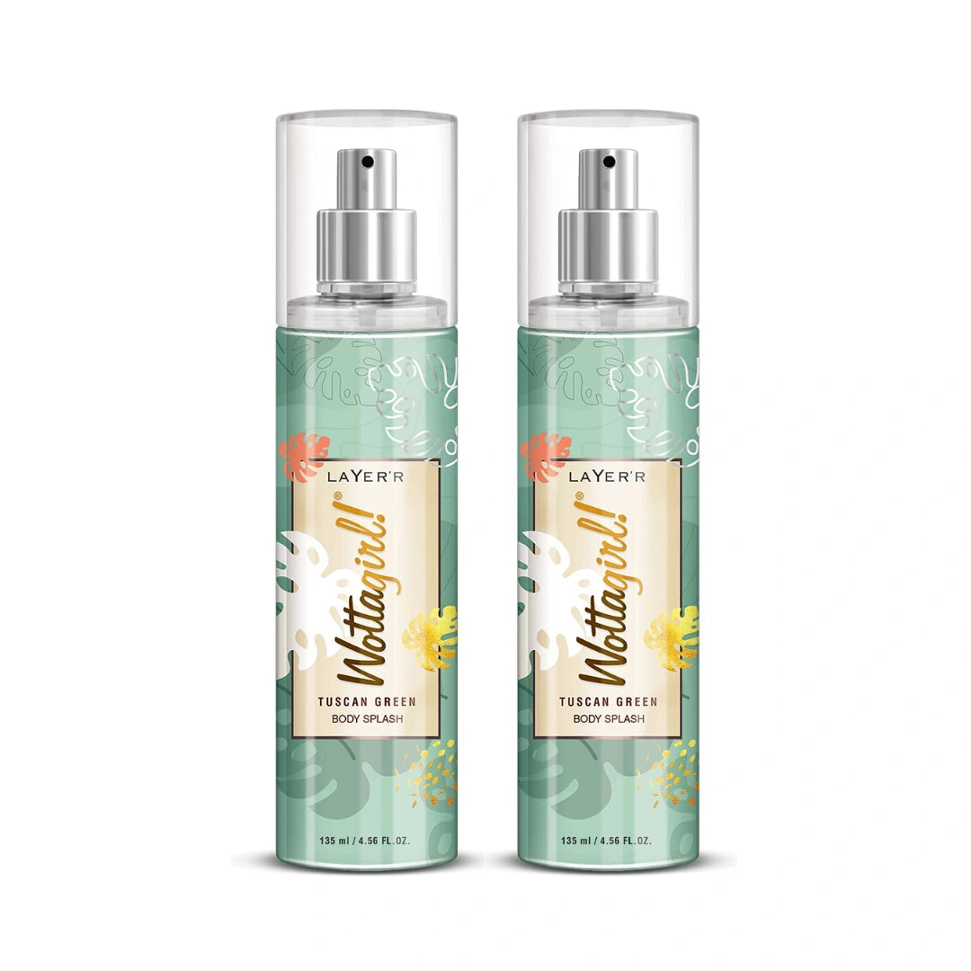 Layer'r Wottagirl Tuscan Green Body Splash for Women (135ml)