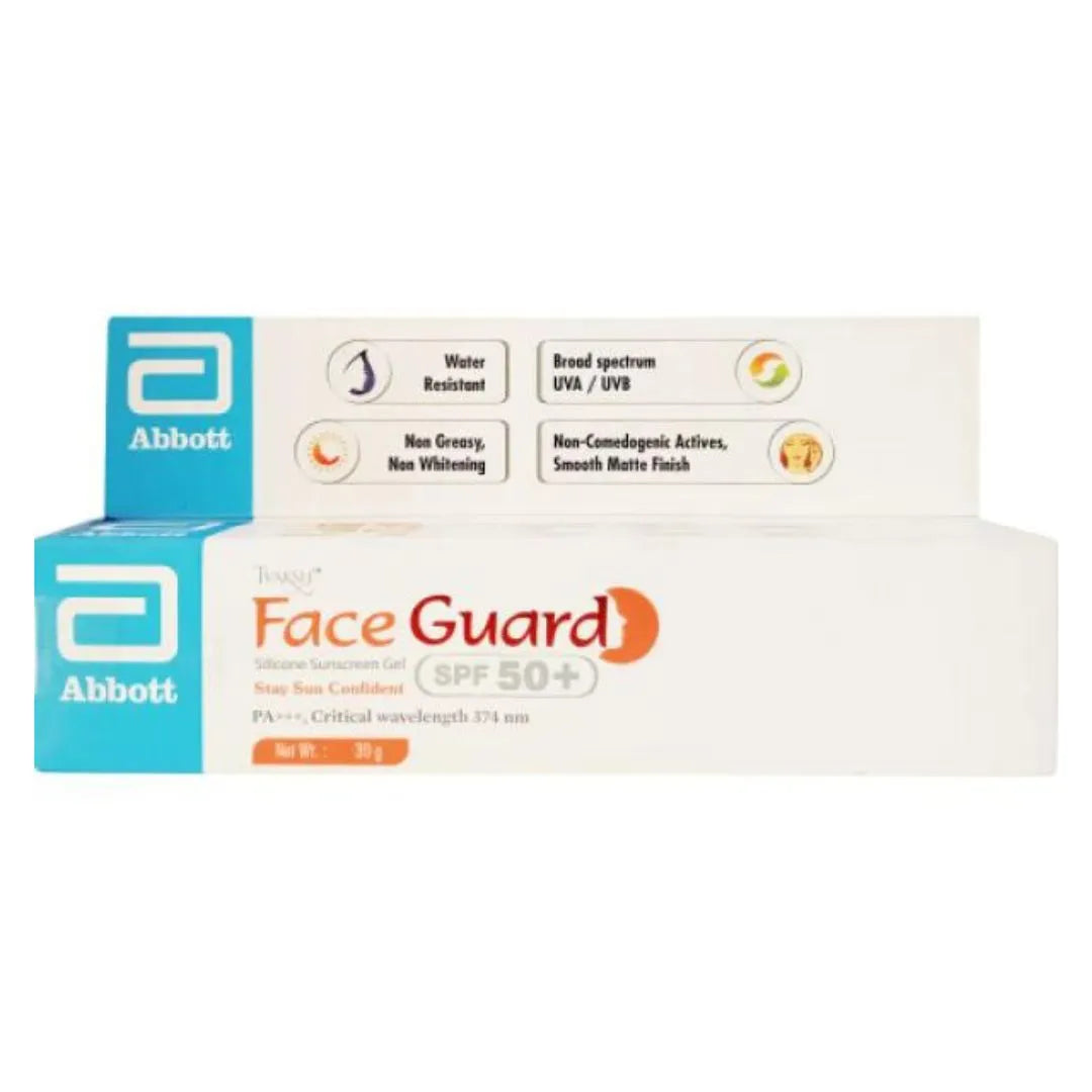Tvaksh Face Guard Silicone Sunscreen Gel SPF 50+ (30g)