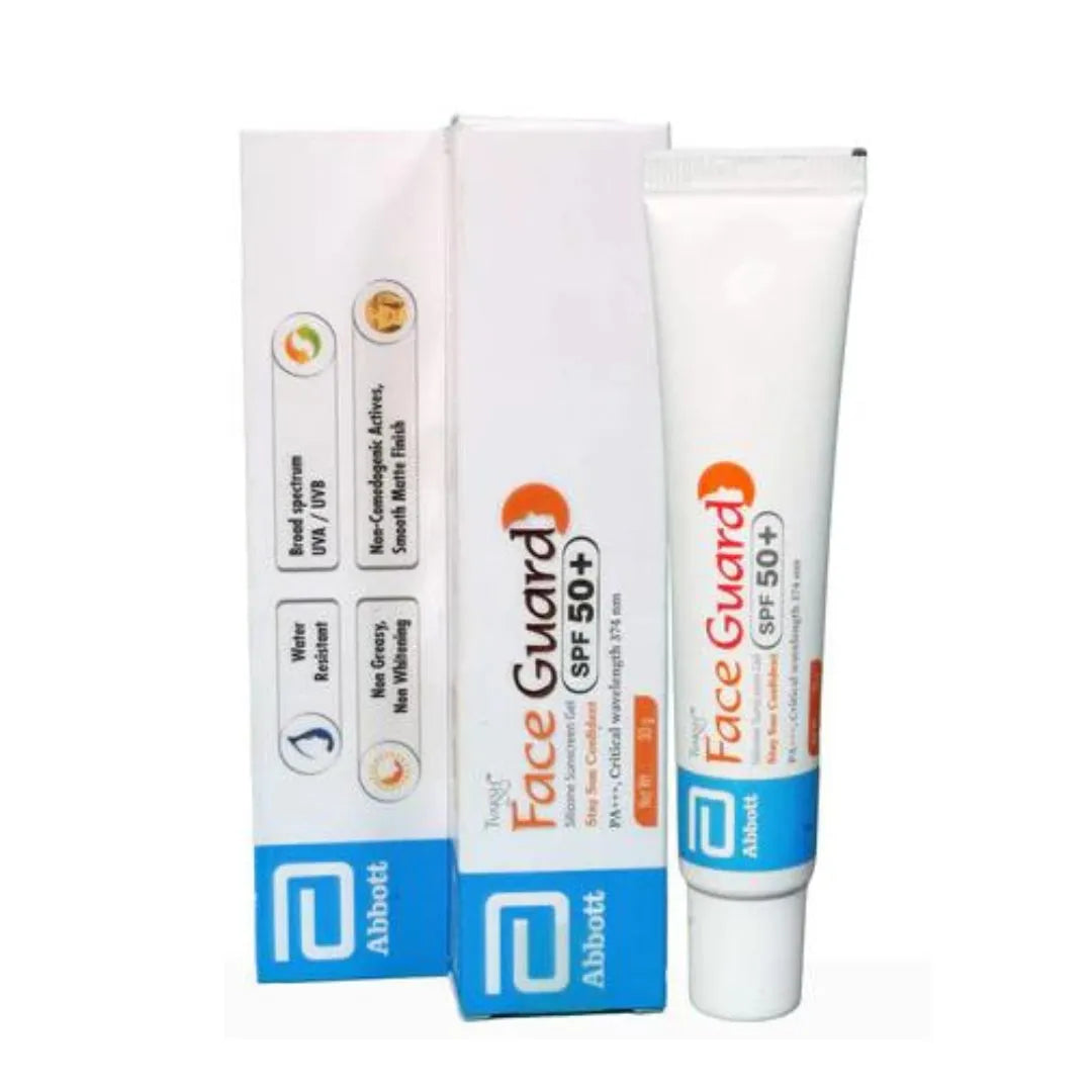 Tvaksh Face Guard Tvaksh Face Guard Silicone Sunscreen Gel SPF 50+ (30g)