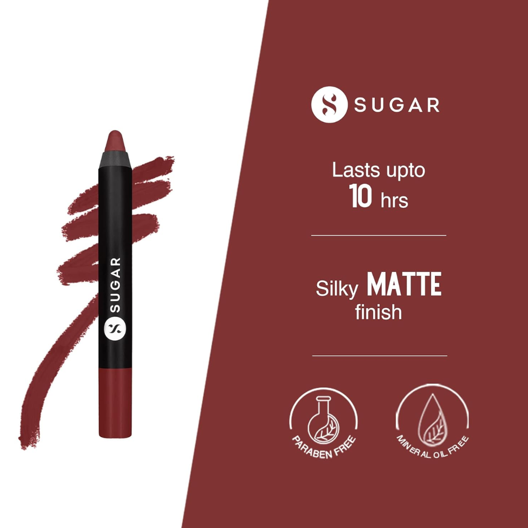 SUGAR Matte As Hell Crayon Lipstick shade