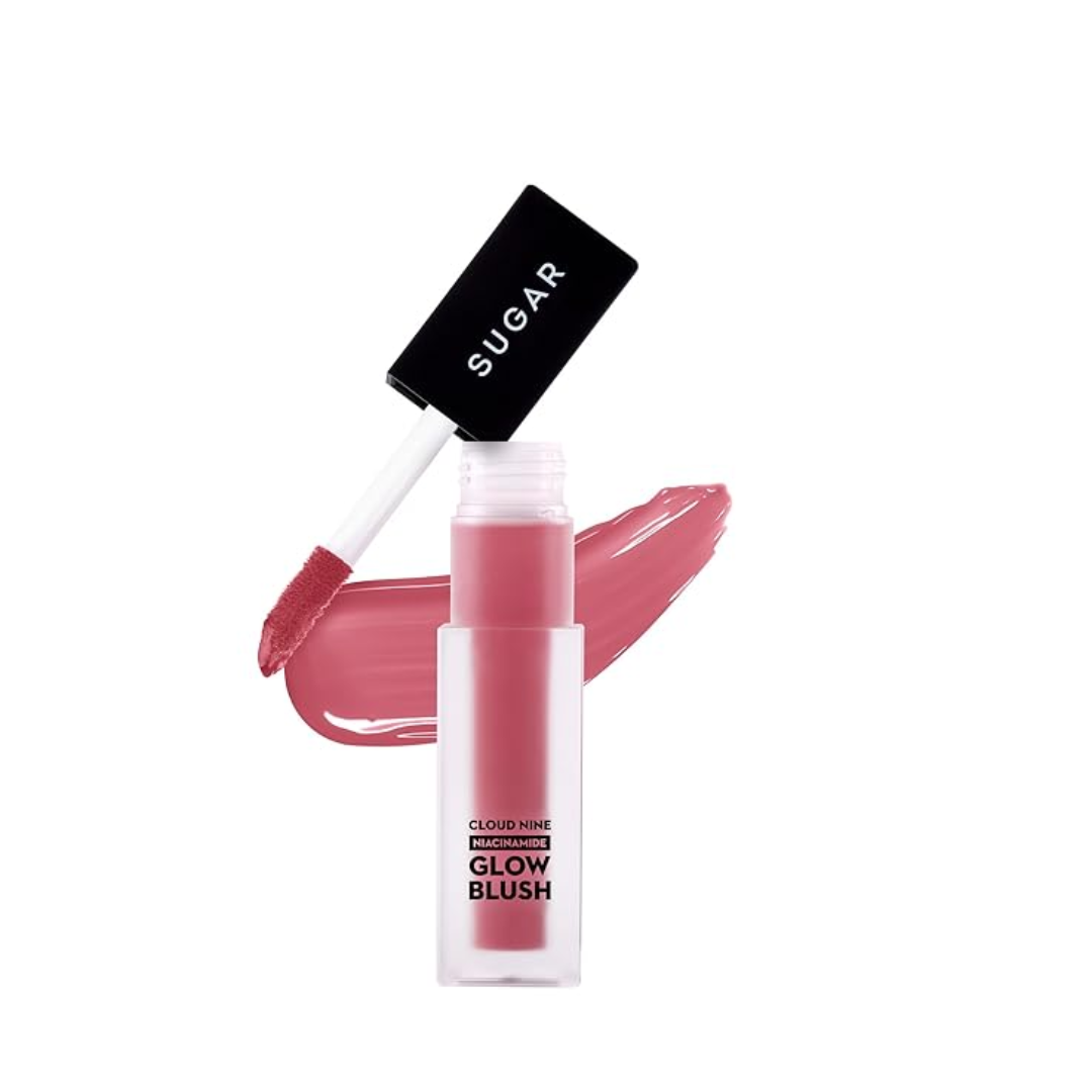 SUGAR Cosmetics Cloud Nine Niacinamide Glow Blush | Long lasting & Ultra-Pigmented | Dewy Finish | 7.6ml