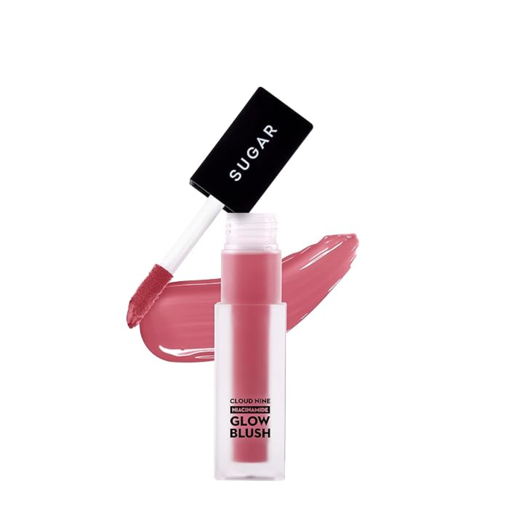 SUGAR Cosmetics Cloud Nine Niacinamide Glow Blush | Long lasting & Ultra-Pigmented | Dewy Finish | 7.6ml