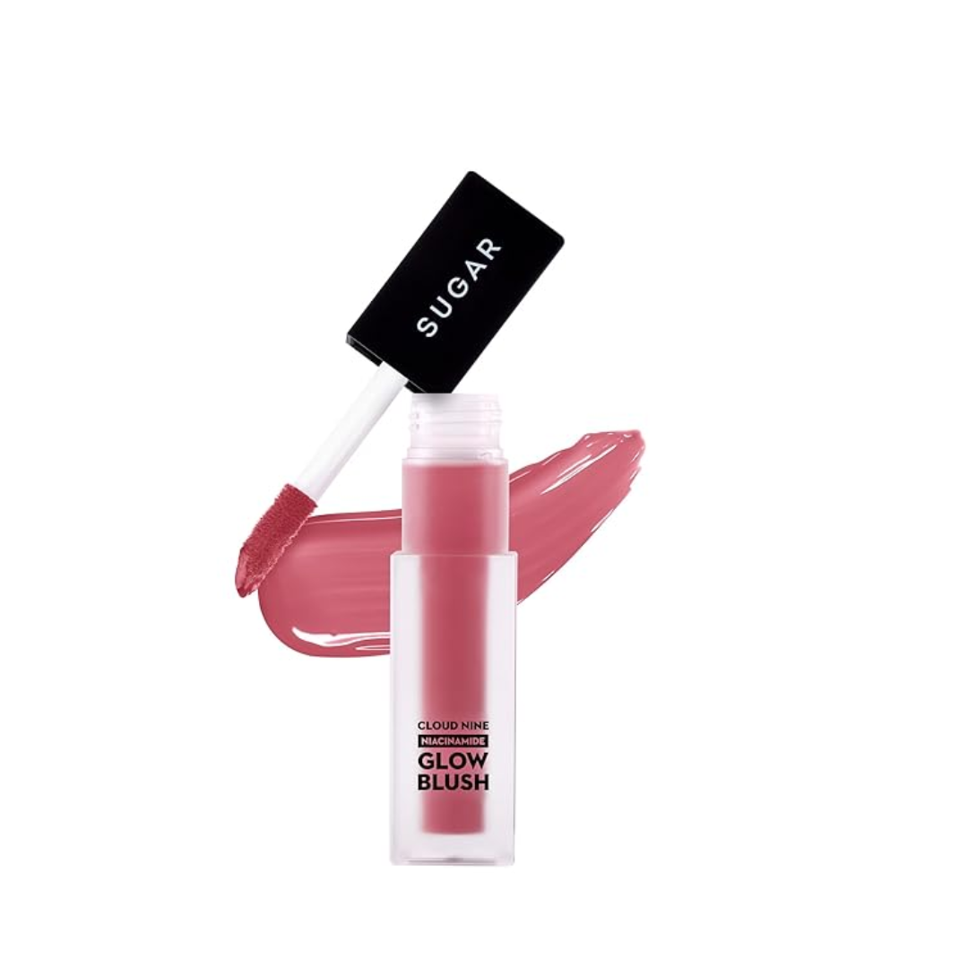 SUGAR Cosmetics Cloud Nine Niacinamide Glow Blush | Long lasting & Ultra-Pigmented | Dewy Finish | 7.6ml