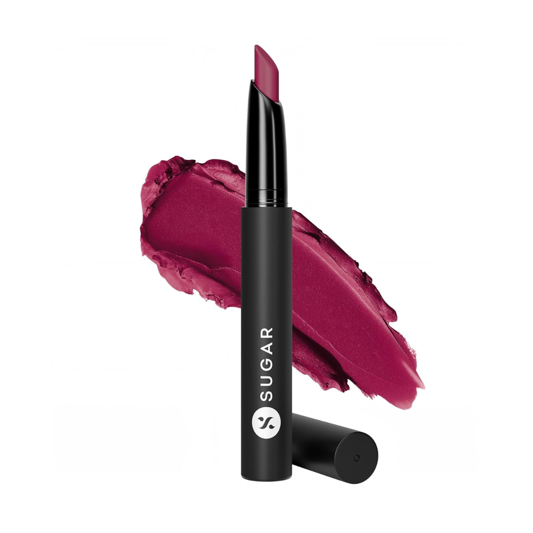 SUGAR Cosmetics Matte Attack Lipstick for Women | Transferproof & Smudgeproof | Lasts upto 12hrs | Enriched With Jojoba Oil | 2gm