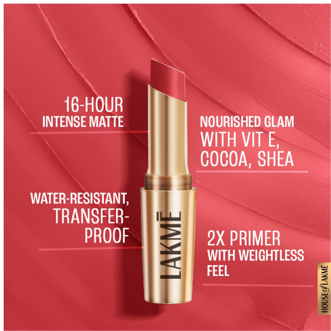 LAKMÉ 9 TO 5 Primer + Matte Lip Color ( 13 Shades )