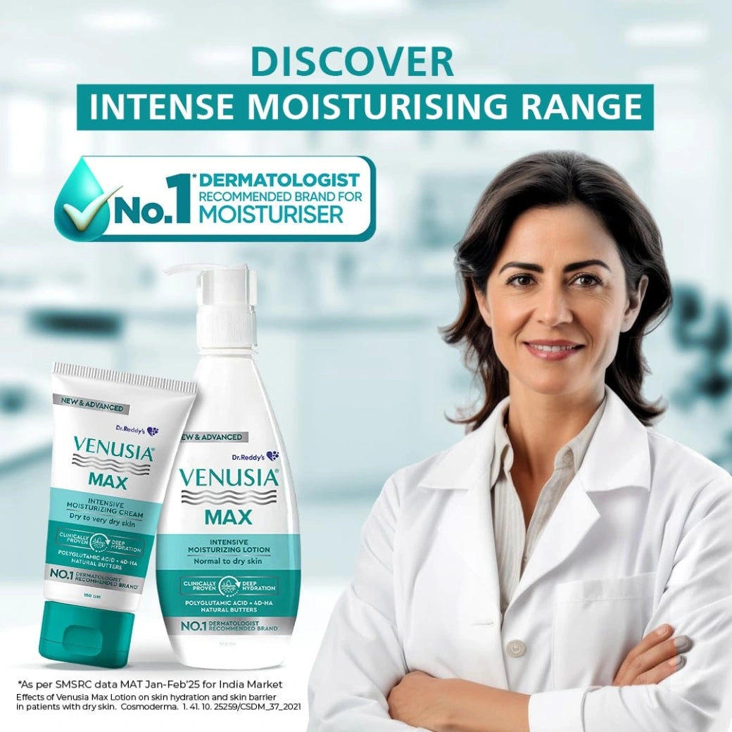 Venusia Dr Reddy's Max Intensive Moisturizing Lotion- 300ml